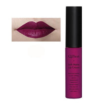 QiBest 2017 Waterproof Matte liquid lipstick Long lasting lip gloss Natural Matte lipstick Cosmetics Maquiagem