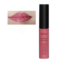 QiBest 2017 Waterproof Matte liquid lipstick Long lasting lip gloss Natural Matte lipstick Cosmetics Maquiagem