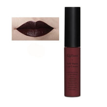 QiBest 2017 Waterproof Matte liquid lipstick Long lasting lip gloss Natural Matte lipstick Cosmetics Maquiagem