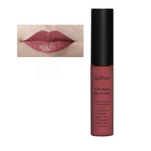 QiBest 2017 Waterproof Matte liquid lipstick Long lasting lip gloss Natural Matte lipstick Cosmetics Maquiagem