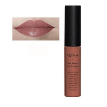 QiBest 2017 Waterproof Matte liquid lipstick Long lasting lip gloss Natural Matte lipstick Cosmetics Maquiagem