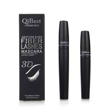 Qibest 2017 Professional 2pcs Makeup Eyelashes Extension Lashes Long Curling Fiber 3D Mascara Eye lashes natural Maquiagem