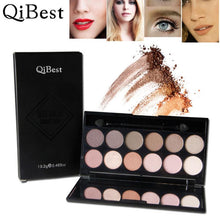 Qibest Brand New Designed 14 * 7.3 * 1cm Cosmetic Makeup Blusher 12 Colors Concealer Eye shadow Anne