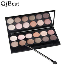 Qibest Brand New Designed 14 * 7.3 * 1cm Cosmetic Makeup Blusher 12 Colors Concealer Eye shadow Anne