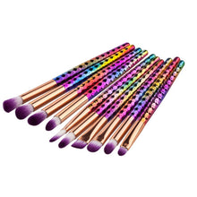 Quality Guarante As the picture shown 10PCS Make Up Foundation Eyebrow Eyeliner Blush Cosmetic Concealer Brushes Anne