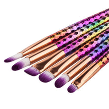 Quality Guarante As the picture shown 10PCS Make Up Foundation Eyebrow Eyeliner Blush Cosmetic Concealer Brushes Anne