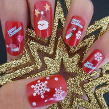 Quality Guarantee 100% Brand new and high qualit Christmas Nail Art Transfer Stickers 3D Design Manicure Tips Decal Decoration