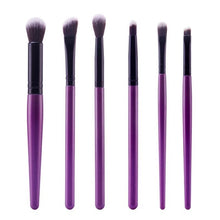 Quality Guarantee wool fiber + aluminum + wooden handle Material 6Pcs Cosmetic Brush Makeup Brush Sets Kits Tools Anne