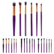 Quality Guarantee wool fiber + aluminum + wooden handle Material 6Pcs Cosmetic Brush Makeup Brush Sets Kits Tools Anne