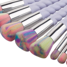 Realer 10PCS Make Up Foundation Eyebrow Eyeliner Blush Cosmetic Concealer Brushes women make up sets Anne