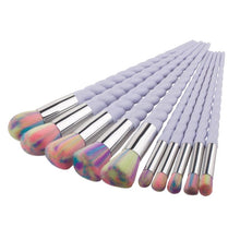 Realer 10PCS Make Up Foundation Eyebrow Eyeliner Blush Cosmetic Concealer Brushes women make up sets Anne