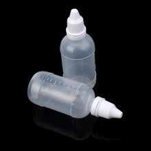 Realer 50ml Empty Plastic Squeezable Dropper Bottles Eye Liquid Dropper Can be used to dispense and store most liquids