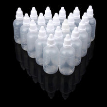 Realer 50ml Empty Plastic Squeezable Dropper Bottles Eye Liquid Dropper Can be used to dispense and store most liquids