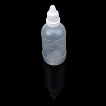 Realer 50ml Empty Plastic Squeezable Dropper Bottles Eye Liquid Dropper Can be used to dispense and store most liquids