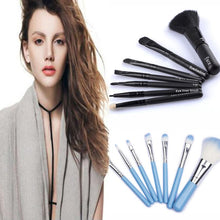 Realer 7Pcs Makeup Brushes Set Powder Foundation Eyeshadow Eyeliner Lip Cosmetic Brush eyeshadow brush Anne