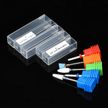 Realer Ceramic and stainless steel 5PC Ceramic Nail Drill Bit Tool Smooth Top Rotary File Manicure Pedicure Shank Anne