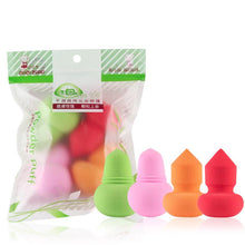 Realer Latex Material 4pcs Pro Beauty Flawless Makeup Foundation Puff Multi Shape Sponges New silicone puff Anne