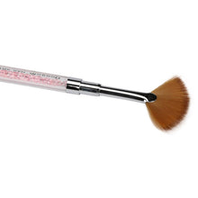 Realer Nail Art Fan Pen Brush Nail Tools Gel Pen Brush Acrylic Handle Tool Crystal Nail Acrylic Material Anne