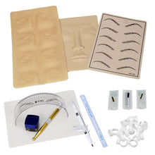 Realer Permanent Makeup Microblading Eyebrow Tattoo kit Pen Needle Paste Skin Ruler 100% Brand new and high quality Anne