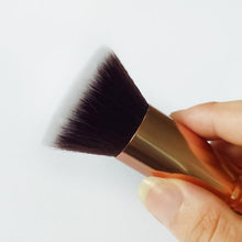 Realer synthetic hair Wood Makeup Brush Cosmetic Brushes Kabuki Face Nose Powder Foundation Tool Anne