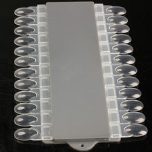 Removable Nail Art Tips Polish Palette Display Rack Stand DIY Plastic