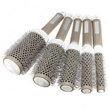 Round Rolling Hair Brush Set Barrel Curling Brush Comb Hair Styling Tools Barber Salon Comb For Girls