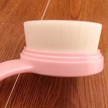 SPA Scrubber Grip Massager Bathing Long Handle Soft Fiber Body Bath Shower Back Brush