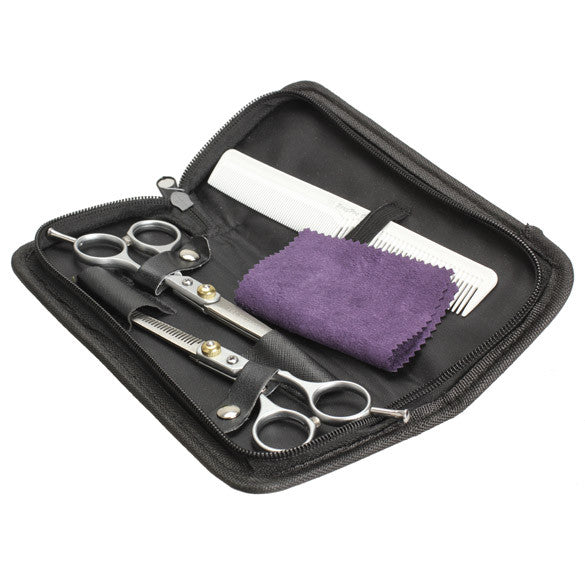 Salon Home Use DIY Hairstyle Hair Cutting Thinning Scissors Shears Comb Set