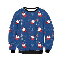 Santa Claus Christmas Women Tracksuit Loose Casual Pullovers Autumn Winter Basic Tops Sweatshirts Polerones Mujer#C114
