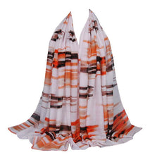 Scarf Winter Women Color Stripe Soft Wrap Scarf Ladies Office Winter Scarves Ponchos And Capes#A912