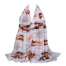 Scarf Winter Women Color Stripe Soft Wrap Scarf Ladies Office Winter Scarves Ponchos And Capes#A912