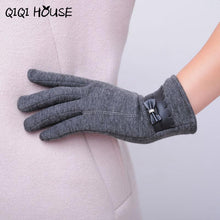 Screen Gloves Cotton Warm PU Bow Cute Kroean Style Elegant Gloves Winter Outdoor Gloves Handschoenen Winter Dames#E823