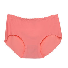 Seamless Ice Silk Underwear Sexy Women Invisible Underwear Briefs Thong Ice Silk Seamless Crotch#3546