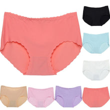 Seamless Ice Silk Underwear Sexy Women Invisible Underwear Briefs Thong Ice Silk Seamless Crotch#3546