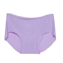 Seamless Ice Silk Underwear Sexy Women Invisible Underwear Briefs Thong Ice Silk Seamless Crotch#3546