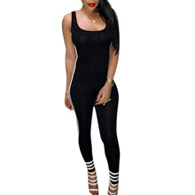 Sexy Black Jumpsuits Backless Sexy Condole belt Sleeveless Bandage Jumpsuit Skinny Full Length Pants Elegant Jumpsuit #3546