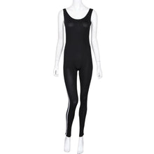Sexy Black Jumpsuits Backless Sexy Condole belt Sleeveless Bandage Jumpsuit Skinny Full Length Pants Elegant Jumpsuit #3546