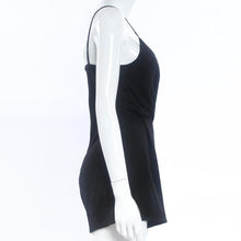 Sexy Black Jumpsuits Deep V-Neck Strap Cross Bandage Sleeveless Rompers For Women Tuta#B705