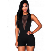 Sexy Club Jumpsuits Mesh Transparent Women Sexy Rompers One Piece Bodysuits For Women Summer Style #121