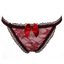 Sexy Lace Bow Thongs And G-String Women Solid Ladies V-String Briefs Panties Lingerie Hot Underwear Women bragas mujer #03