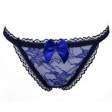 Sexy Lace Bow Thongs And G-String Women Solid Ladies V-String Briefs Panties Lingerie Hot Underwear Women bragas mujer #03