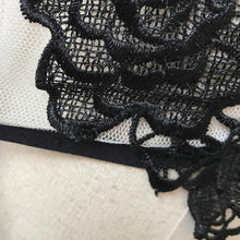 Sexy Lace Floral Hollow Out Bra Crop Top Summer 2017 Women Cropped Bustier Bustier Vest Unpadded Bralette Bra +G-string Set #23