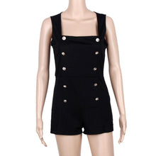 Sexy Rompers Double Button Zipper Back Elegant Bodycon Jumpsuit Women Short Pants Sexy Paysuit Monos Largos De Mujer#3546