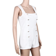 Sexy Rompers Double Button Zipper Back Elegant Bodycon Jumpsuit Women Short Pants Sexy Paysuit Monos Largos De Mujer#3546