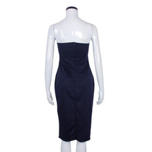 Sexy Summer Dress Button Uniform Style Strapless Off the Shoulder Split Knee-Length Dress Vestidos Femininos#B620