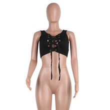 Short Tank Top For Womens Sexy Bandage Sleeveless Tank Crop Tops Vest Tee Tops Female Summer 2017 #23