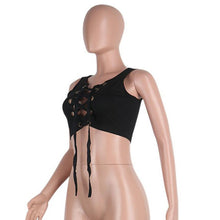 Short Tank Top For Womens Sexy Bandage Sleeveless Tank Crop Tops Vest Tee Tops Female Summer 2017 #23