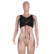 Short Tank Top For Womens Sexy Bandage Sleeveless Tank Crop Tops Vest Tee Tops Female Summer 2017 #23