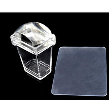 Silicone Plastic Nail Stamper Scraper Plate Image Stamping Polish Paint Set Apply to your nails or other objects Anne