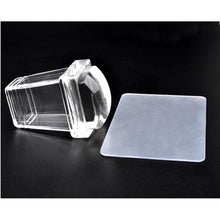 Silicone Plastic Nail Stamper Scraper Plate Image Stamping Polish Paint Set Apply to your nails or other objects Anne